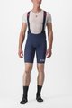 CASTELLI Rövid kerékpáros nadrág kantárral - PREMIO BLACK LTD EDITION - kék