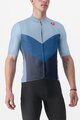CASTELLI Rövid ujjú kerékpáros mez - ENDURANCE PRO 2 - világoskék/kék