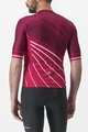 CASTELLI Rövid ujjú kerékpáros mez - SPEED STRADA - bordó