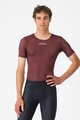 CASTELLI Rövid ujjú kerékpáros póló - PRO MESH 2.0 - bordó