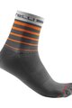 CASTELLI Klasszikus kerékpáros zokni - SPEED STRADA 12 - szürke