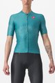 CASTELLI Rövid ujjú kerékpáros mez - AERO PRO W - zöld