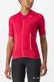 CASTELLI Rövid ujjú kerékpáros mez - ENDURANCE W - piros