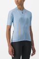 CASTELLI Rövid ujjú kerékpáros mez - ENDURANCE W - világoskék