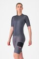 CASTELLI Rövid kerékpáros nadrág kantárral - UNLIMITED CARGO W - szürke