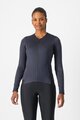 CASTELLI Hosszú ujjú kerékpáros mez - FLY LS W - fekete
