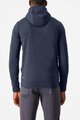 CASTELLI póló - MILANO 2 FULL ZIP FLEECE - kék