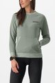 CASTELLI póló - LOGO W SWEATSHIRT - világoszöld