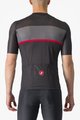 CASTELLI Rövid ujjú kerékpáros mez - TRADIZIONE - antracit