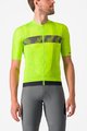 CASTELLI Rövid ujjú kerékpáros mez - UNLIMITED ENDURANCE - sárga