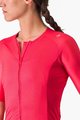 CASTELLI Rövid ujjú kerékpáros mez - AERO PRO 7.0 W - rózsaszín