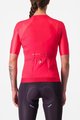 CASTELLI Rövid ujjú kerékpáros mez - AERO PRO 7.0 W - rózsaszín