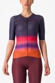 CASTELLI Rövid ujjú kerékpáros mez - CLIMBER'S 4.0 W - lila