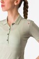 CASTELLI póló - MERINO W POLO - zöld