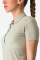 CASTELLI póló - MERINO W POLO - zöld