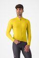 CASTELLI Hosszú ujjú kerékpáros mez - ESPRESSO THERMAL - sárga