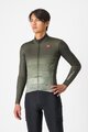 CASTELLI Hosszú ujjú kerékpáros mez - UNLIMITED THERMAL - zöld