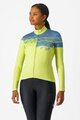 CASTELLI Hosszú ujjú kerékpáros mez - UNLIMITED THERMAL 2 W - sárga