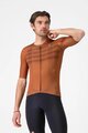CASTELLI Rövid ujjú kerékpáros mez - AERO RACE 8S - barna