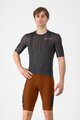 CASTELLI Rövid kerékpáros nadrág kantárral - UNLIMITED ENDURANCE - piros