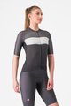 CASTELLI Rövid ujjú kerékpáros mez - ELEGANTE - fekete