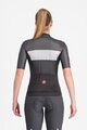 CASTELLI Rövid ujjú kerékpáros mez - ELEGANTE - fekete