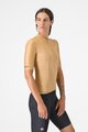 CASTELLI Rövid ujjú kerékpáros mez - UNLIMITED W - barna