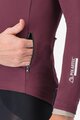 CASTELLI Kerékpáros dzseki béléssel - ALPHA 150 - bordó