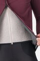 CASTELLI Kerékpáros dzseki béléssel - ALPHA 150 - bordó