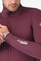 CASTELLI Kerékpáros dzseki béléssel - ALPHA 150 - bordó