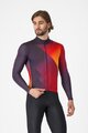 CASTELLI Hosszú ujjú kerékpáros mez - AMPLIFY - fekete/piros/sárga