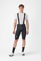 CASTELLI Rövid kerékpáros nadrág kantárral - OMLOOP THERMAL - fekete