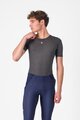 CASTELLI Rövid ujjú kerékpáros póló - MEDIO BASE LAYER - szürke