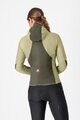 CASTELLI Kerékpáros dzseki béléssel - UNLIMITED W - zöld