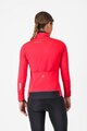CASTELLI Kerékpáros dzseki béléssel - ALPHA 150 W - piros