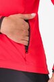 CASTELLI Kerékpáros dzseki béléssel - ALPHA 150 W - piros