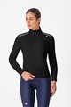 CASTELLI Kerékpáros dzseki béléssel - ESPRESSO AIR W - fekete