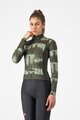 CASTELLI Hosszú ujjú kerékpáros mez - BLUR THERMAL - zöld