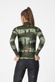 CASTELLI Hosszú ujjú kerékpáros mez - BLUR THERMAL - zöld
