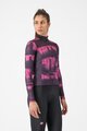 CASTELLI Hosszú ujjú kerékpáros mez - BLUR THERMAL - fekete/lila