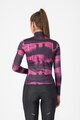 CASTELLI Hosszú ujjú kerékpáros mez - BLUR THERMAL - fekete/lila