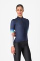 CASTELLI Hosszú ujjú kerékpáros mez - CORSO THERMAL - kék