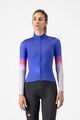 CASTELLI Hosszú ujjú kerékpáros mez - CORSO THERMAL - lila