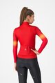 CASTELLI Hosszú ujjú kerékpáros mez - CORSO THERMAL - piros