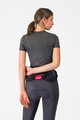 CASTELLI Rövid ujjú kerékpáros póló - MEDIO BASE LAYER W - szürke