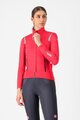 CASTELLI Kerékpáros dzseki béléssel - PERFETTO ROS 3 W - piros