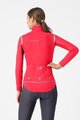 CASTELLI Kerékpáros dzseki béléssel - PERFETTO ROS 3 W - piros