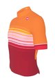 CASTELLI Rövid ujjú kerékpáros mez - SQUADRA GUEST DESIGNER A019 - narancssárga/piros