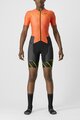 CASTELLI Kerékpáros overall - FREE SANREMO 2 W - narancssárga/fekete
