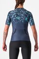 CASTELLI Rövid ujjú kerékpáros mez - FREE SPEED 2W RACE - kék/türkiz